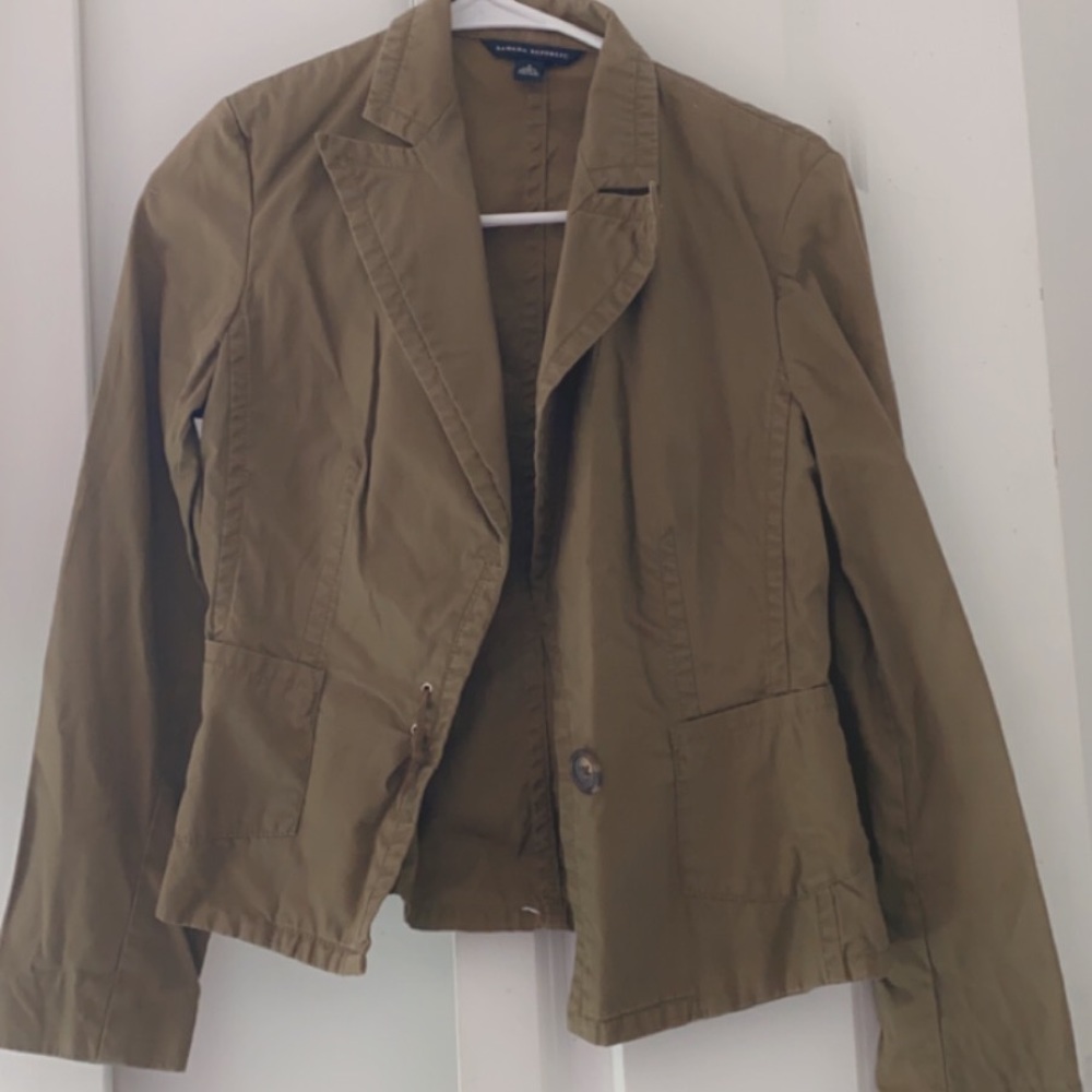 Banana republic olive blazer